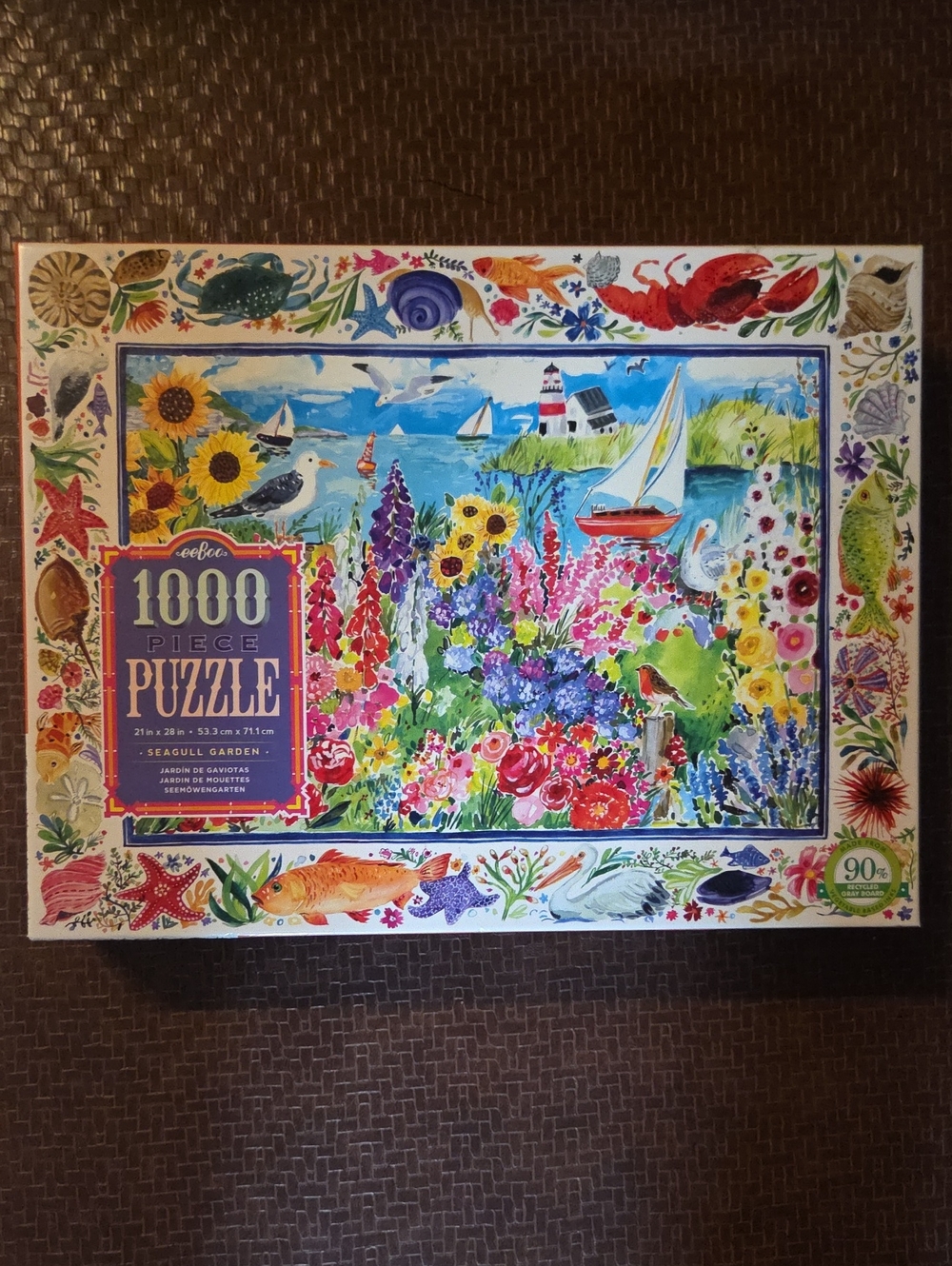 Seaside Garden 1000-Piece Jigsaw Puzzle - Eeboo